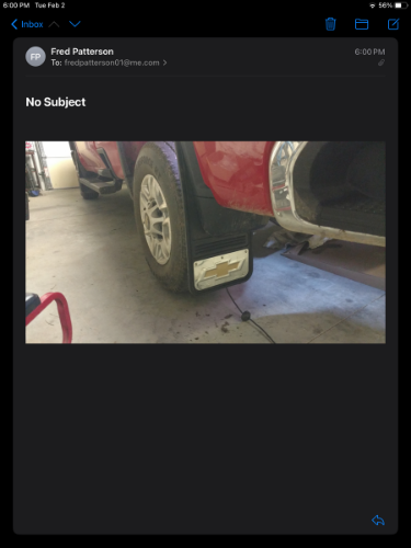Truck Hardware Gatorback Single Plate - Gold Bowtie For 12" Flaps customer photo