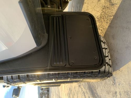 Truck Hardware Gatorback Black Plate Mud Flaps - Rear Pair - Fits 2009-2018 RAM 1500 & 2010-2018 RAM 2500/3500 customer photo
