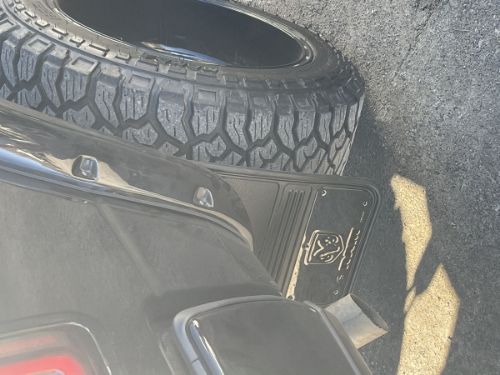 Truck Hardware Gatorback Gunmetal RAM Head Mud Flaps - Rear Pair - Fits 2019-2026 RAM 2500/3500 customer photo