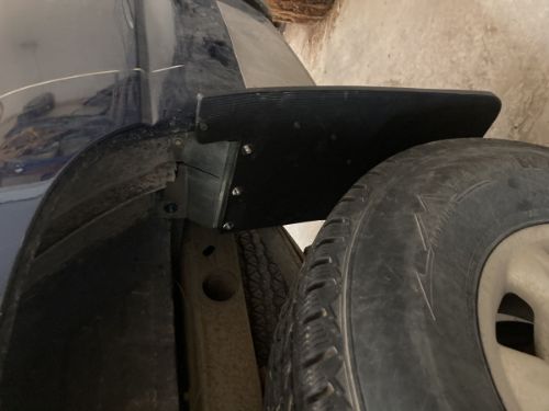 Truck Hardware Gatorback Mud Flap Brackets - 12" Rear - Fits 1999-2006 Silverado/Sierra customer photo