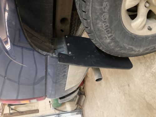 Truck Hardware Gatorback Mud Flap Brackets - 12" Rear - Fits 1999-2006 Silverado/Sierra customer photo