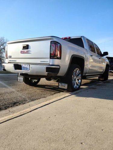 Truck Hardware Gatorback 12"x23" Black GMC  Mud Flaps customer photo