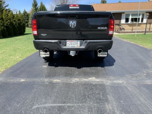 Truck Hardware Gatorback RAM Horizontal Mud Flaps - Rear Pair - Fits 2009-2018 RAM 1500 & 2010-2018 RAM 2500/3500 customer photo