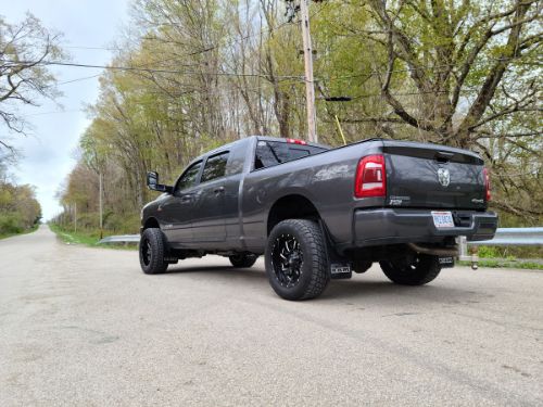 Truck Hardware Gatorback Black Wrap RAM Text Mud Flaps - Front Pair - Fits 2009-2018 RAM 1500 & 2010-2026 RAM 2500/3500 customer photo
