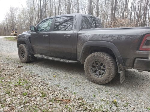 Truck Hardware Gatorback Black Plate Mud Flaps - Set of 4 - Fits 2021-2026 RAM 1500 TRX customer photo
