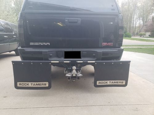 Rock Tamers Hitch Mounted Mud Flaps customer photo