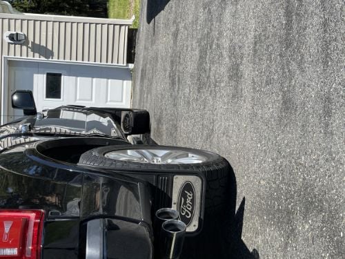 Truck Hardware Gatorback 12"x23" Black Ford Oval Mud Flaps customer photo