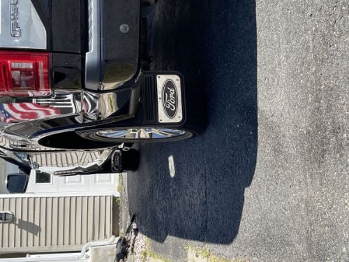 Truck Hardware Gatorback 12"x23" Black Ford Oval Mud Flaps customer photo