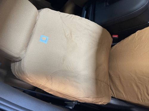 Covercraft Carhartt SeatSaver Custom Front Row Seat Covers - Brown customer photo