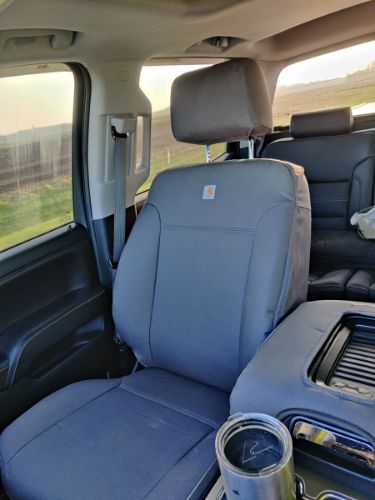 Covercraft Carhartt PrecisionFit Custom Front Row Seat Covers - Gravel customer photo