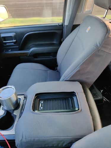Covercraft Carhartt PrecisionFit Custom Front Row Seat Covers - Gravel customer photo
