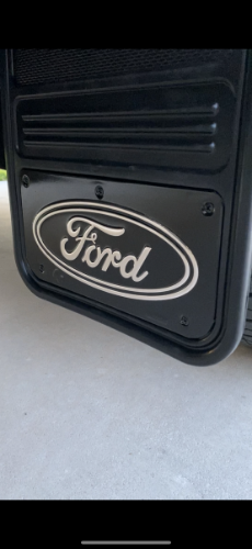 Truck Hardware Gatorback Black Wrap Ford Oval Mud Flaps - Set of 4 - Fits 2023-2026 Ford F-450 customer photo