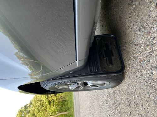 Truck Hardware Gatorback Gunmetal Bowtie Mud Flaps - Set of 4 - Fits 2019-2026 Chevy Silverado 1500 customer photo