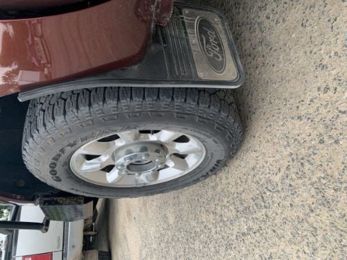 Truck Hardware Gatorback 12"x23" Black Ford Oval Cut Mud Flaps customer photo