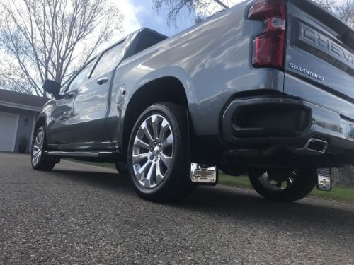 Truck Hardware Gatorback Gold Bowtie Mud Flaps - Set of 4 - Fits 2019-2026 Chevy Silverado 1500 customer photo
