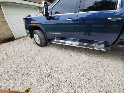 Truck Hardware Gatorback Stainless Plate Mud Flaps - Front Pair - Fits 2020-2026 GMC Sierra 2500/3500HD customer photo