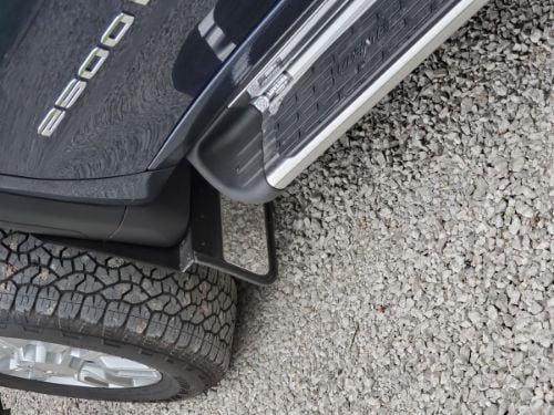 Truck Hardware Gatorback Stainless Plate Mud Flaps - Front Pair - Fits 2020-2026 GMC Sierra 2500/3500HD customer photo