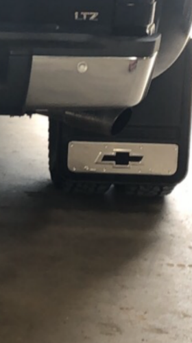 Truck Hardware Gatorback Mud Flap Brackets - 21" Dually - Fits 2007-2014 Silverado/Sierra 3500 customer photo