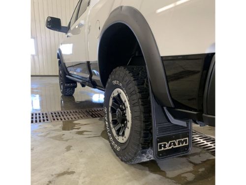 Truck Hardware Gatorback Black Wrap RAM Text Mud Flaps - Rear Pair - Fits 2019-2026 RAM 2500/3500 customer photo