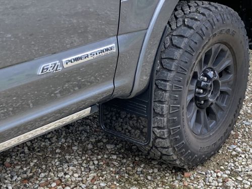 Truck Hardware Gatorback Gunmetal Plate Mud Flaps - Set of 4 - Fits 2014-2018 GMC Sierra 1500 & 2015-2019 2500/3500HD customer photo