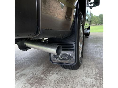 Truck Hardware Gatorback Gunmetal Ford Oval Mud Flaps - Set of 4 - Fits 2021-2026 Ford F-150 customer photo