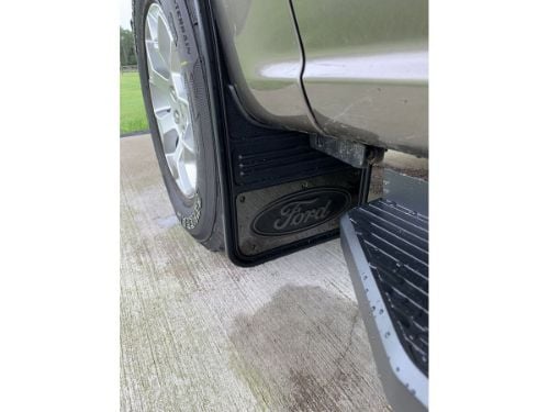 Truck Hardware Gatorback Gunmetal Ford Oval Mud Flaps - Set of 4 - Fits 2021-2026 Ford F-150 customer photo