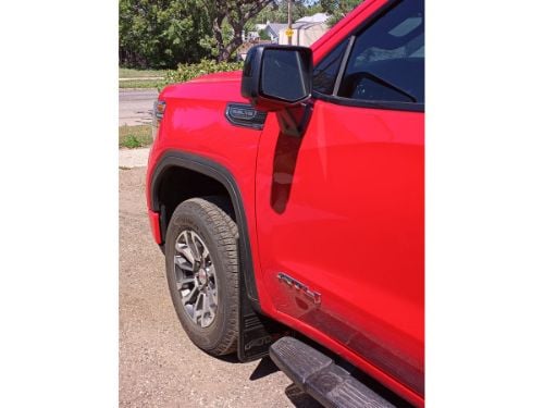 Truck Hardware Gatorback Black Wrap AT4 Mud Flaps - Set of 4 - Fits 2019-2026 GMC Sierra 1500 customer photo