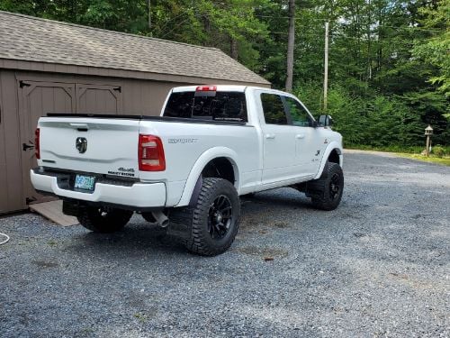 Truck Hardware Gatorback 14"x18" Gunmetal RAM Text Mud Flaps - Brackets Required customer photo