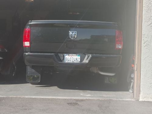 Truck Hardware Gatorback Gunmetal Plate Mud Flaps - Rear Pair - Fits 2009-2018 RAM 1500 & 2010-2018 RAM 2500/3500 customer photo