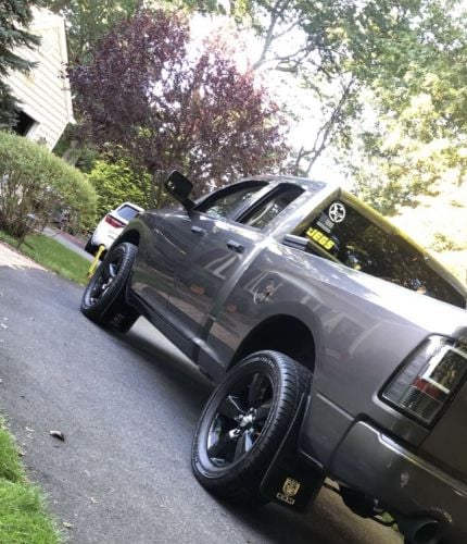 Truck Hardware Gatorback Black Wrap RAM Head Mud Flaps - Front Pair - Fits 2009-2018 RAM 1500 & 2010-2026 RAM 2500/3500 customer photo