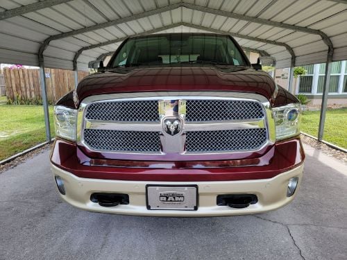 Truck Hardware License Plate - RAM Longhorn customer photo