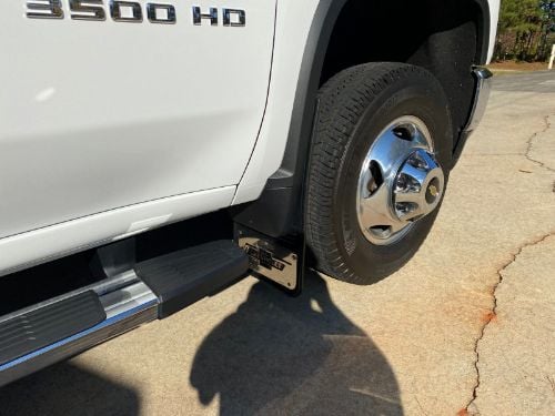 Truck Hardware Gatorback Rubber Dually Mud Flaps - Rear Pair - Fits 2020-2026 Silverado/Sierra 3500HD customer photo