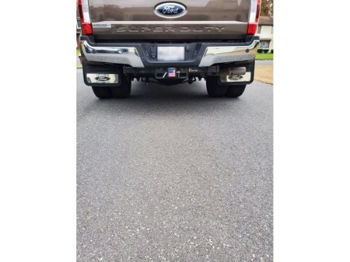 Truck Hardware Gatorback 21"x24" Dually Black Ford Oval Mud Flaps customer photo