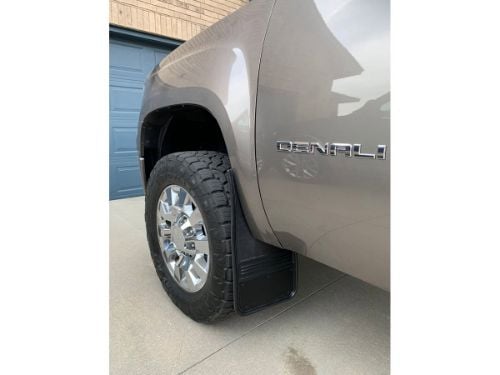 Truck Hardware Gatorback 12"x23" Black Plate Cut Mud Flaps customer photo