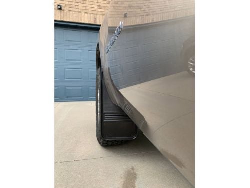 Truck Hardware Gatorback 12"x23" Black Plate Cut Mud Flaps customer photo