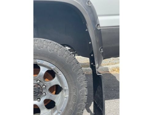 Truck Hardware Universal 14" Mud Flap Brackets - 1.5" Kickback customer photo