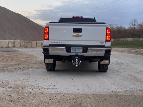 Truck Hardware Gatorback 12"x23" Gold Bowtie Mud Flaps customer photo