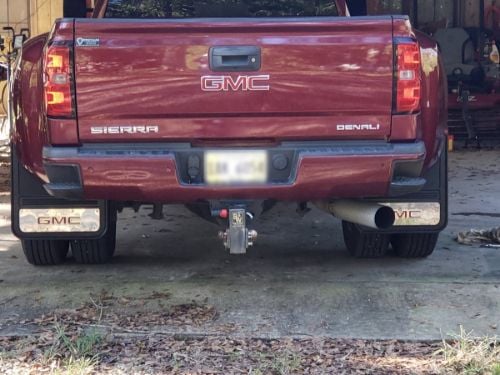 Truck Hardware Gatorback 21"x24" Dually Red GMC Mud Flaps customer photo