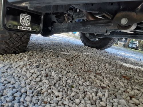 Truck Hardware Gatorback Black Wrap RAM Head Mud Flaps - Rear Pair - Fits 2019-2026 RAM 2500/3500 customer photo