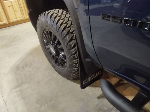 Truck Hardware Gatorback Black Wrap Duramax Mud Flaps - Set of 4 - Fits 2020-2026 Chevy Silverado 2500/3500HD customer photo