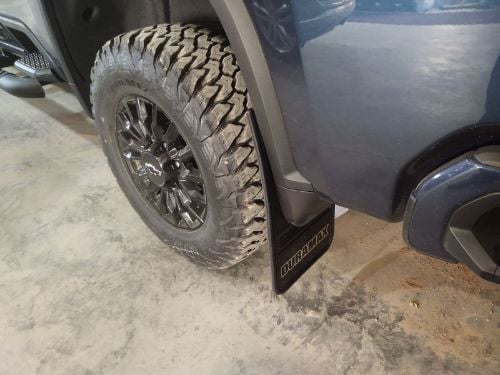 Truck Hardware Gatorback Black Wrap Duramax Mud Flaps - Set of 4 - Fits 2020-2026 Chevy Silverado 2500/3500HD customer photo