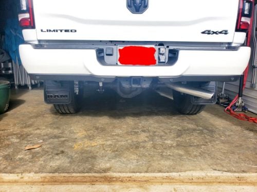 Truck Hardware Gatorback Anodized RAM Text Mud Flaps - Rear Pair - Fits 2019-2026 RAM 2500/3500 customer photo