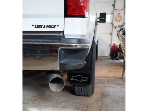 Truck Hardware Gatorback 12"x23" Black Wrap Bowtie Cut Mud Flaps customer photo