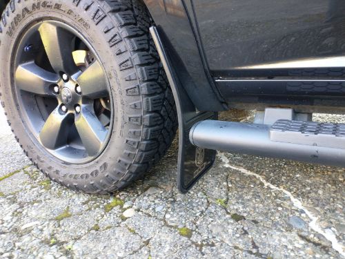 Truck Hardware Gatorback Black Wrap RAM Head Mud Flaps - Front Pair - Fits 2009-2018 RAM 1500 & 2010-2026 RAM 2500/3500 customer photo