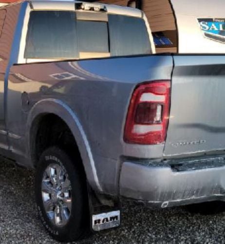 Truck Hardware Gatorback RAM Text Mud Flaps - Rear Pair - Fits 2019-2026 RAM 2500/3500 customer photo