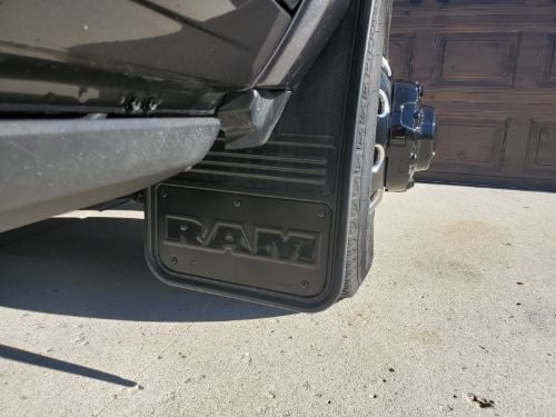 Truck Hardware Gatorback 21"x24" Dually Anodized RAM Text Mud Flaps customer photo