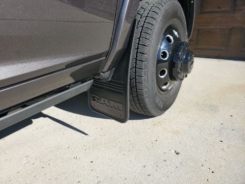Truck Hardware Gatorback 21"x24" Dually Anodized RAM Text Mud Flaps customer photo