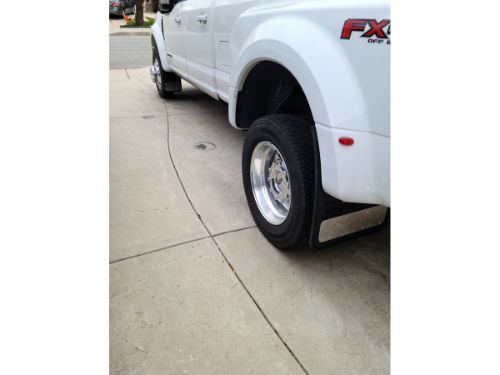 Truck Hardware Gatorback Stainless Plate Mud Flaps - Front Pair - Fits 2017-2026 Ford F-450 customer photo