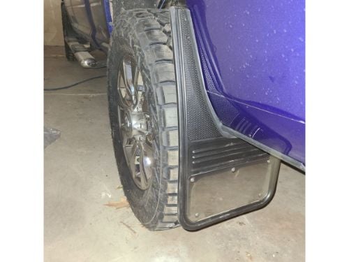 Truck Hardware Gatorback Stainless Plate Mud Flaps - Rear Pair - Fits 2009-2018 RAM 1500 & 2010-2018 RAM 2500/3500 customer photo