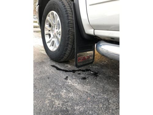 Truck Hardware Gatorback 12"x23" Red GMC Cut Mud Flaps customer photo